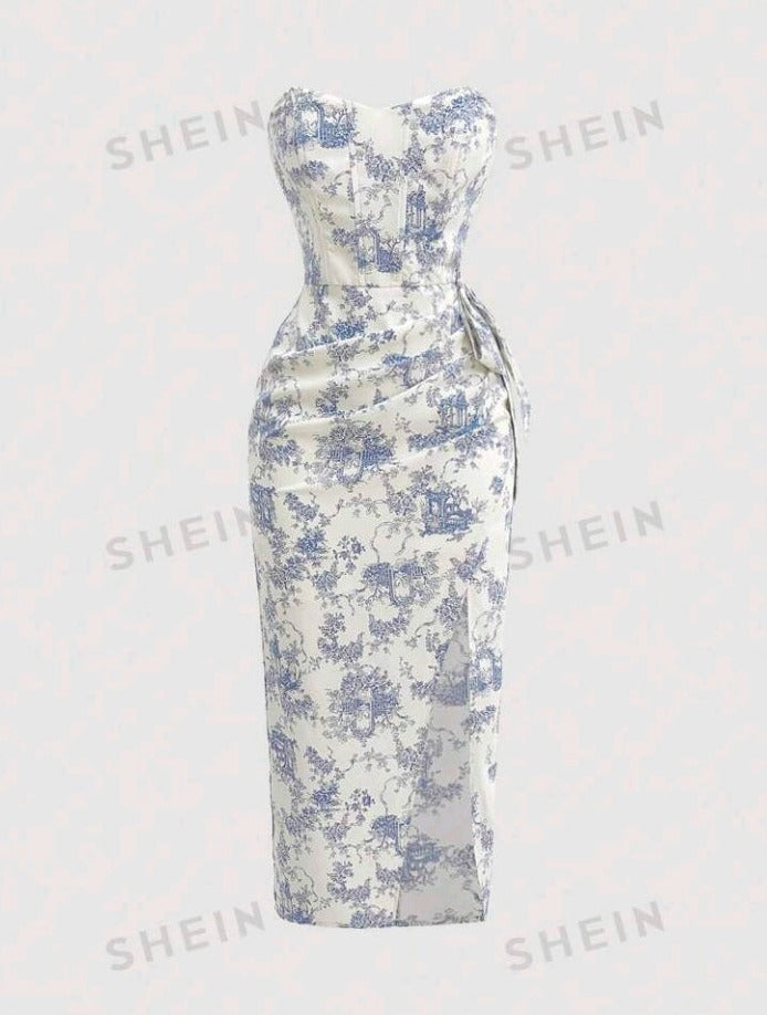 Vestido ajustado vintage HV06