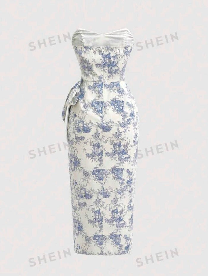 Vestido ajustado vintage HV06