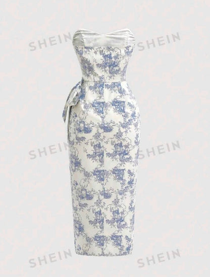 Vestido ajustado vintage HV06
