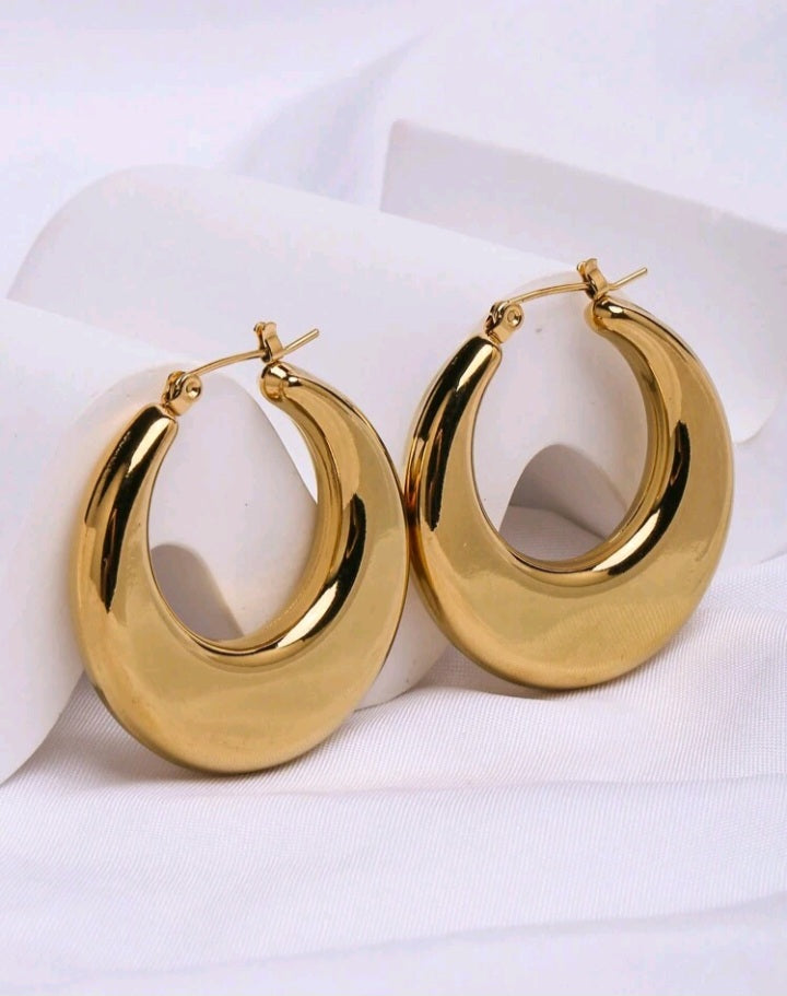 Aretes Vintage de Media Luna HY09