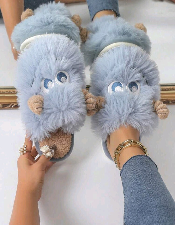 Pantuflas de Peluche Antideslizantes JI05