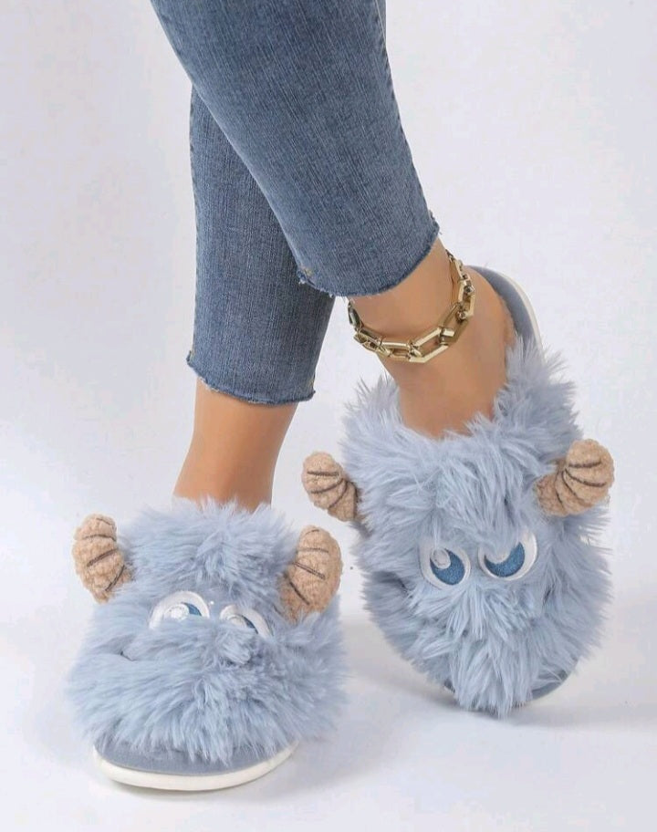 Pantuflas de Peluche Antideslizantes JI05