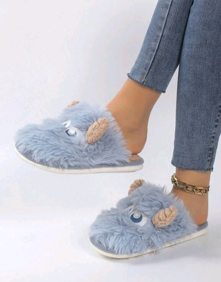 Pantuflas de Peluche Antideslizantes JI05