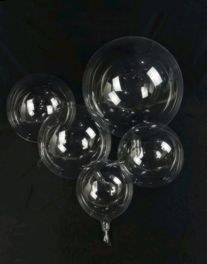 10 Piezas Globos de Burbuja Transparentes JN01