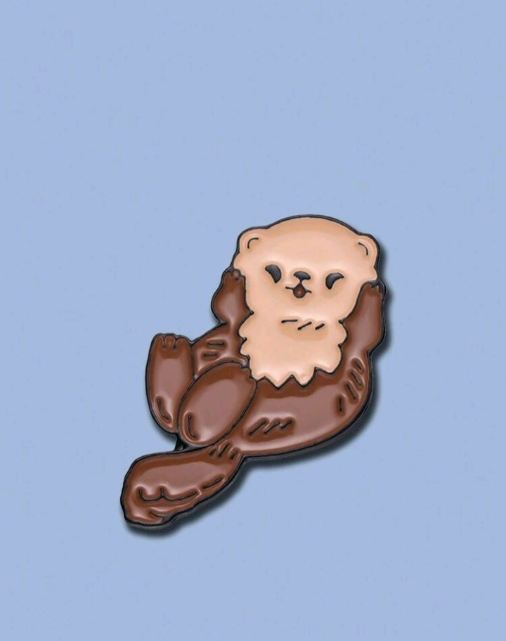 Broche con Diseño de Nutria JN06