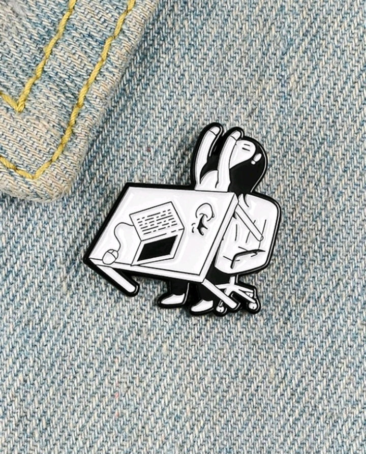 Broche con Diseño de Escritorio JQ03