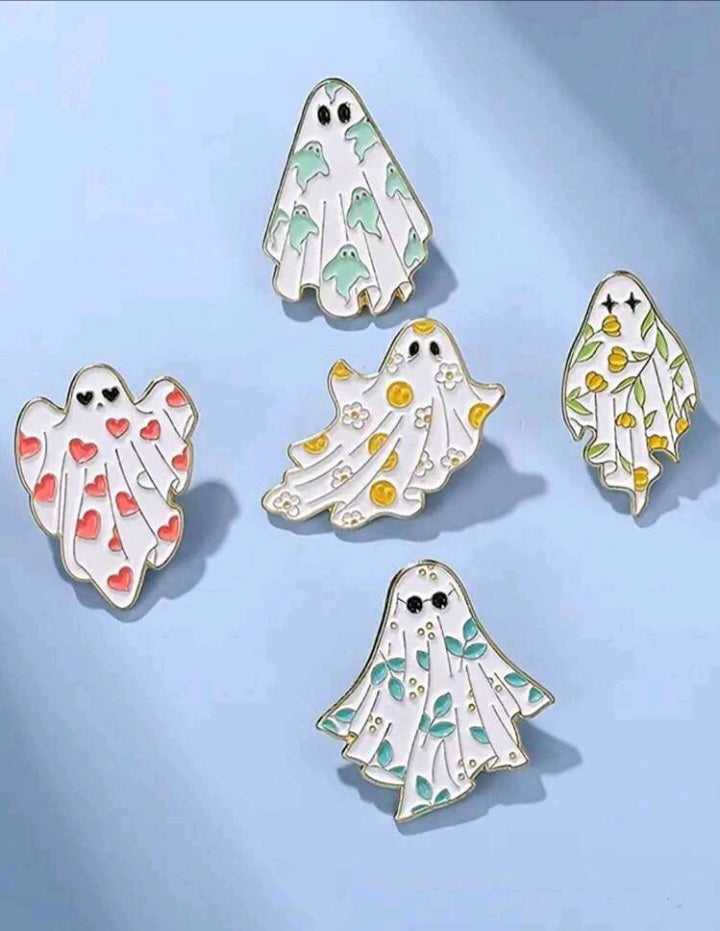 Broche con Diseño de Fantasma JQ04