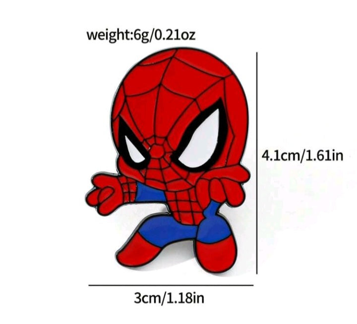 Broche con Diseño de Spider-Man JR05