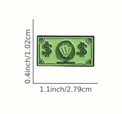 Broche con Diseño de Dólar JR07