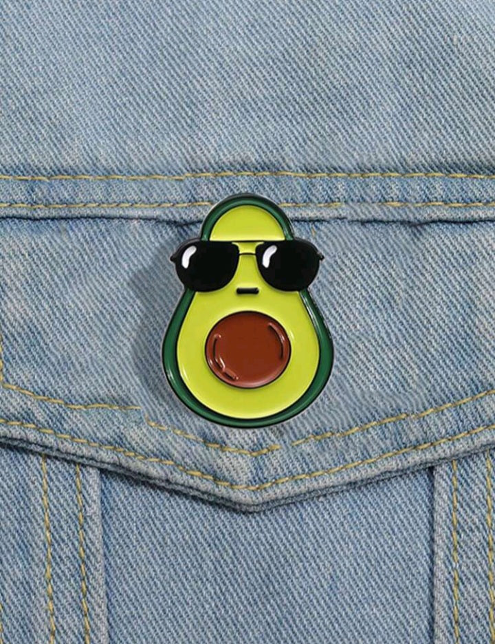 Broche con Diseño de Aguacate JT09