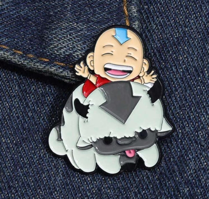 Broche de Aang y Appa JV010