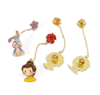 Broches de Cadena de Princesas Disney JW05