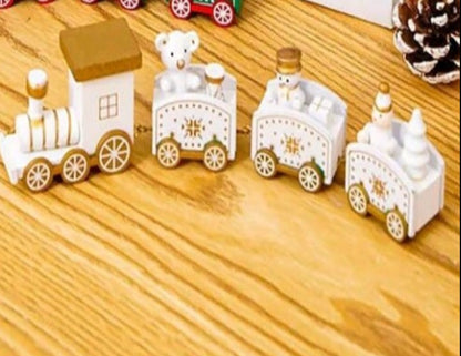 Tren de Madera para Decoración Navideña JX08