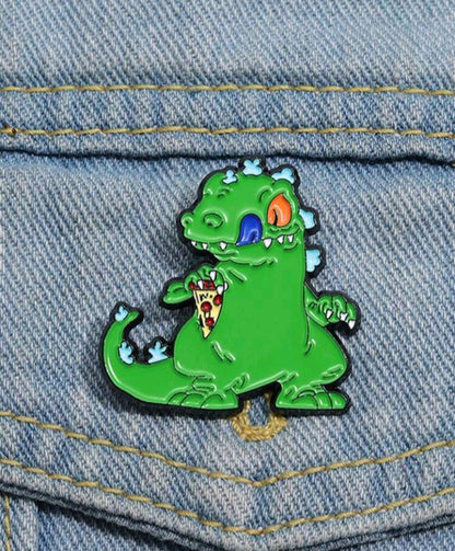 Broche de Dinosaurio Verde KE09