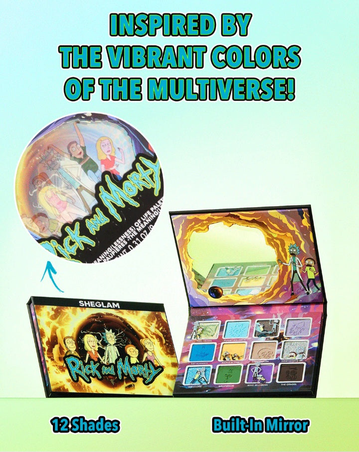 Rick and Morty X SHEGLAM Conjunto de Colección A25KL05