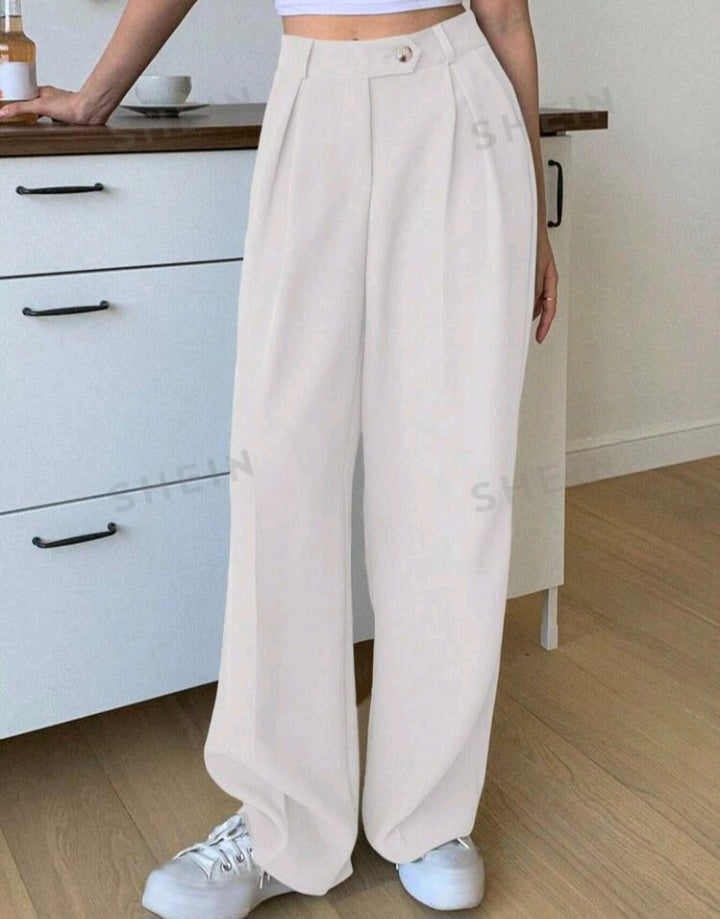 Pantalones de Traje Plisados KS04