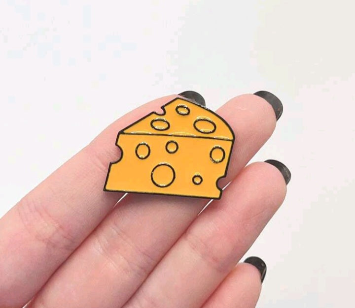 Broche con Diseño de Queso KZ07