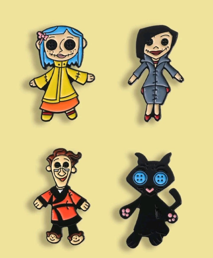 Broche de Coraline y La Puerta Secreta LB08