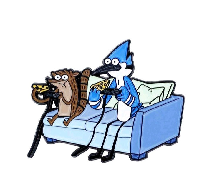 Broche con Diseño de Mordecai y Rigby LC02