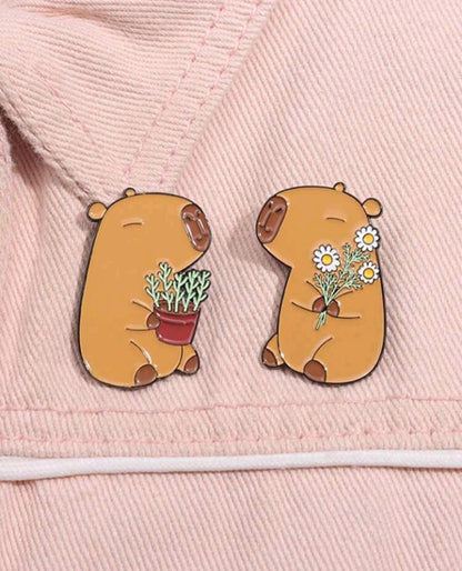 Broche con Diseño de Capibara LC04