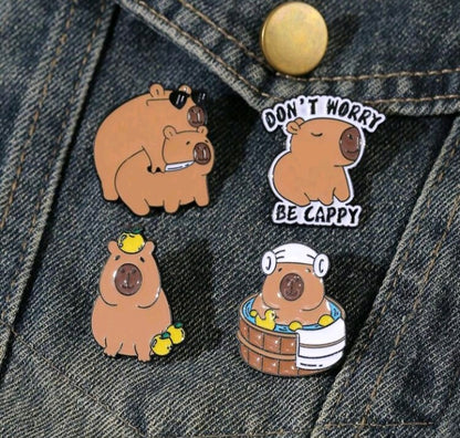 Broche con Diseño de Capibara LC05