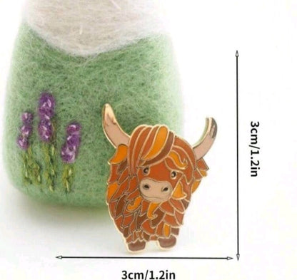 Broche con Diseño de Yak LD010