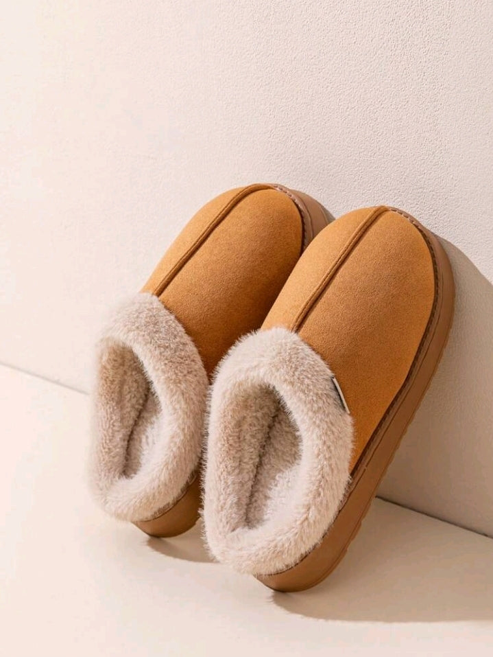 Pantuflas de Felpa con Suela Gruesa E25MQ01