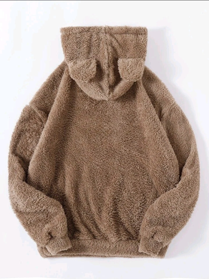 Hoodie Bear Sudadera con Capucha con Orejas de Oso 3D F25NY03