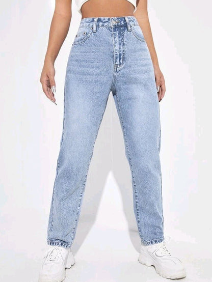 Jeans de ajuste mom AQ06