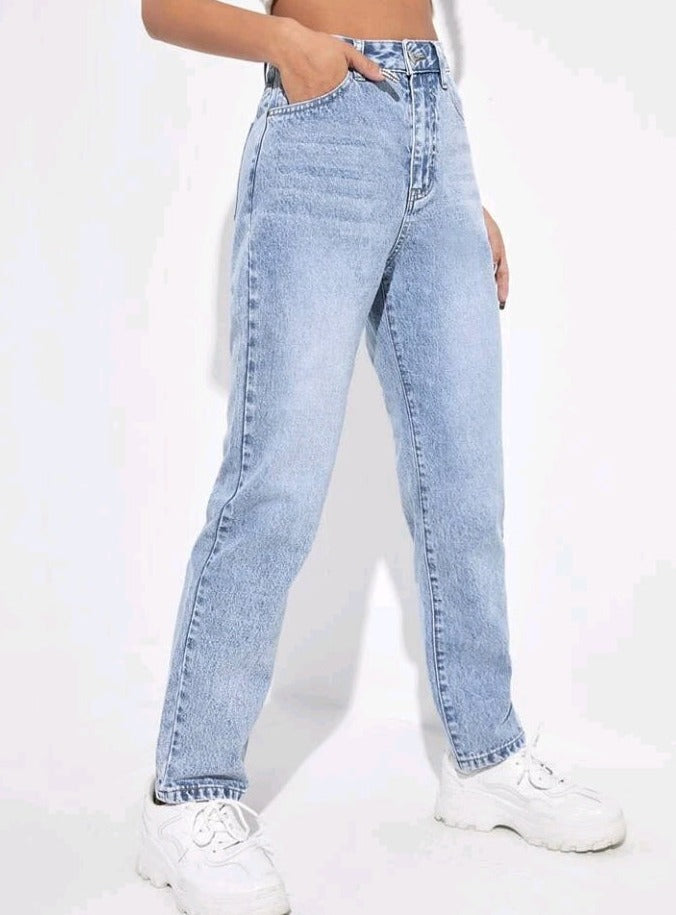 Jeans de ajuste mom AQ06
