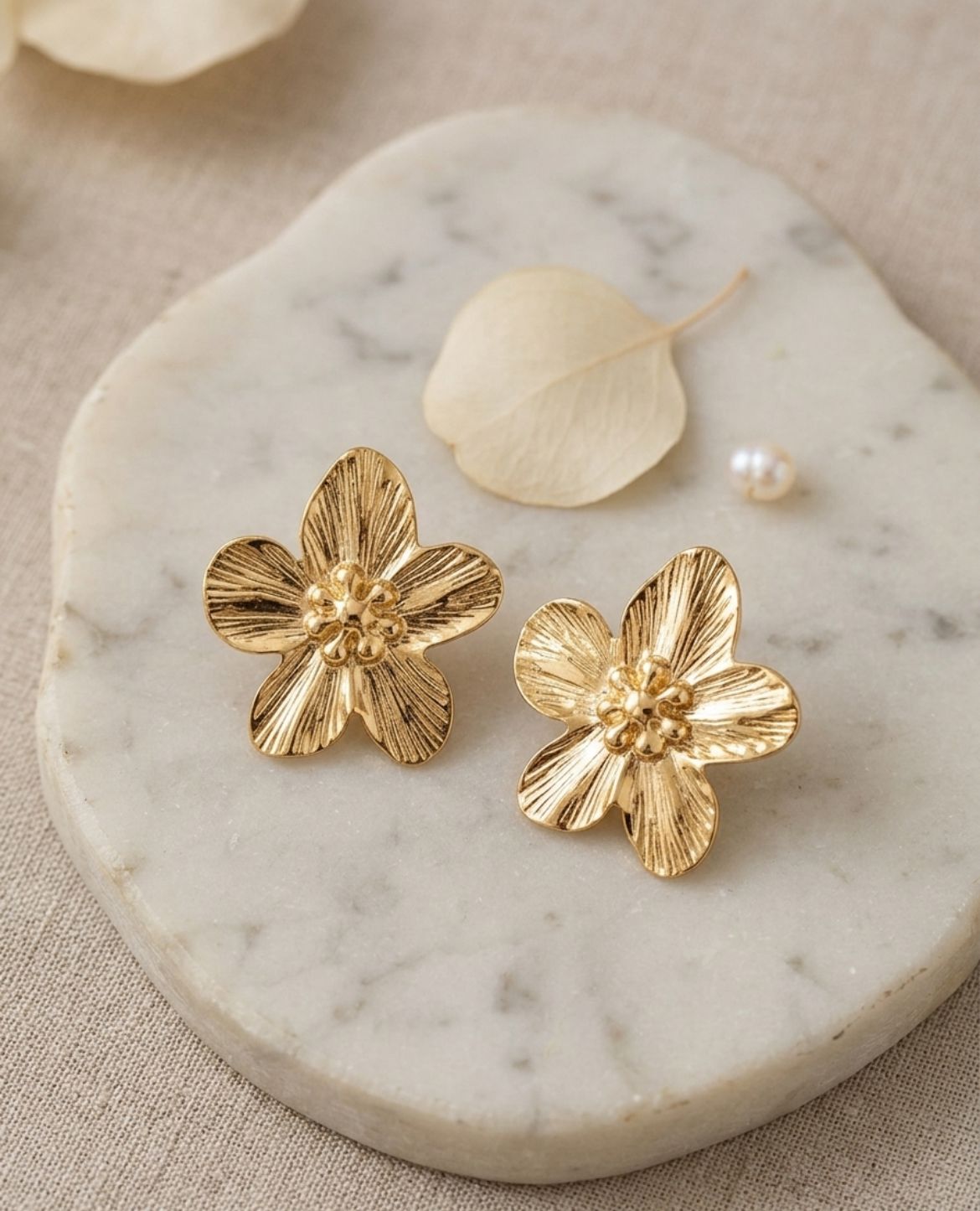 PENDIENTES FLOR DE ALOHA MY26AL08
