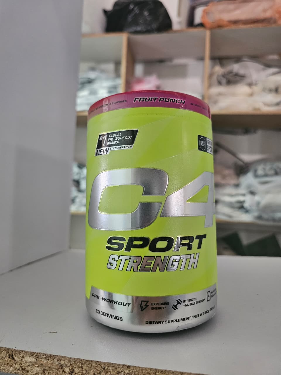 C4 SPORT STRENGTH PRE-ENTRENO 60 PORCIONES J25TÑ07