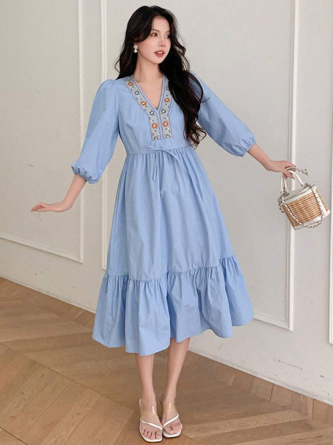 Vestido de vacaciones estilo bohemio HH01