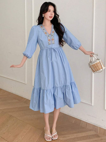 Vestido de vacaciones estilo bohemio HH01