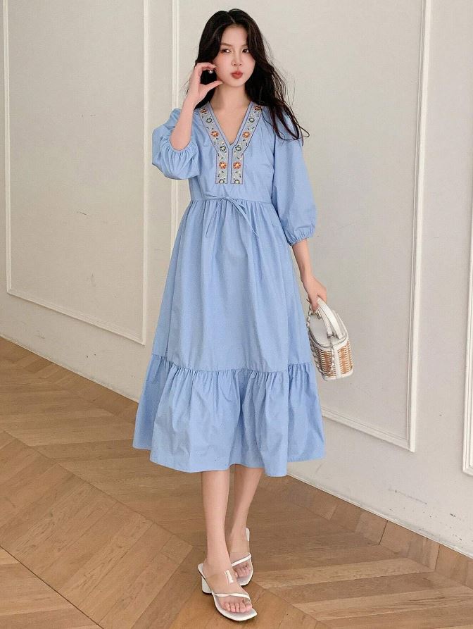 Vestido de vacaciones estilo bohemio HH01