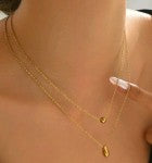 Gota divina collar de doble capa AC F25NG08