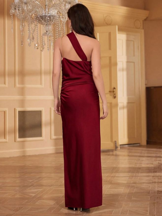 Vestido ahuecado de un hombro II06