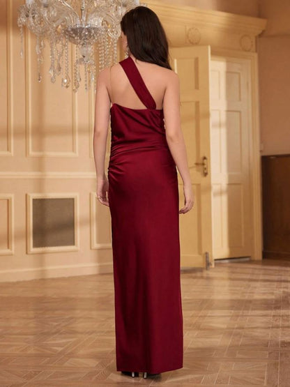 Vestido ahuecado de un hombro II06