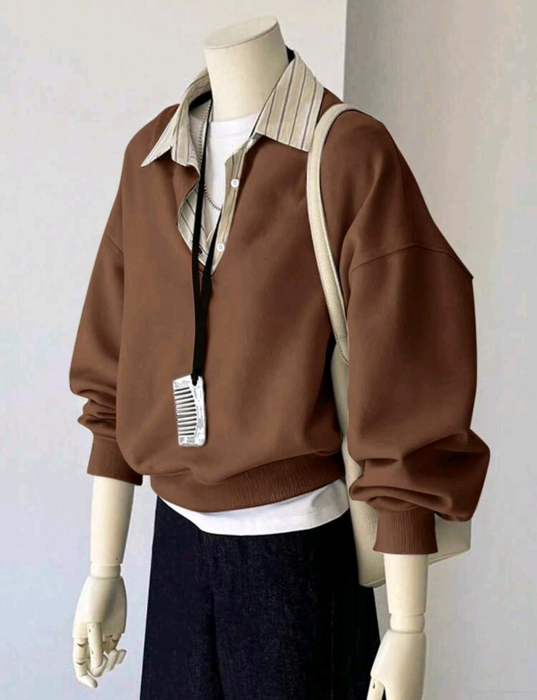 SUDADERA HOLGADA DE CAÍDA MY26AD08