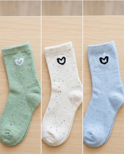 Calcetines "Corazón Confeti" M26YE010