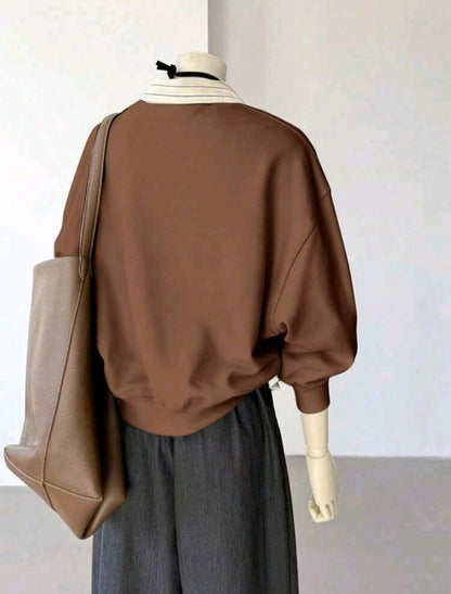 SUDADERA HOLGADA DE CAÍDA MY26AD08