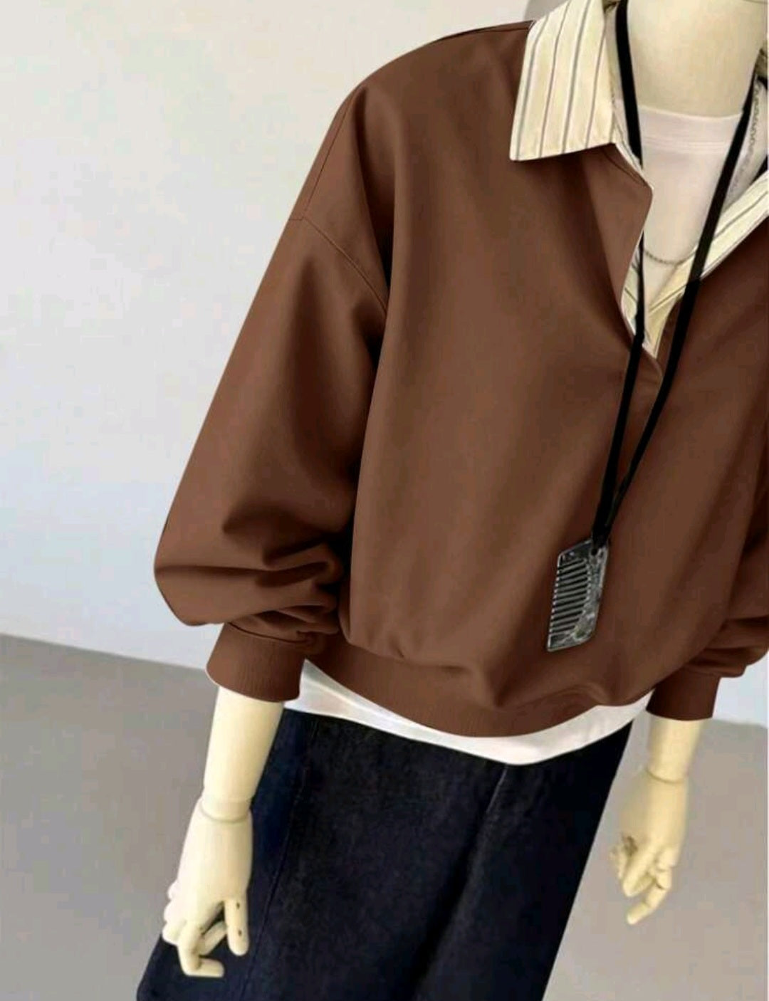 SUDADERA HOLGADA DE CAÍDA MY26AD08