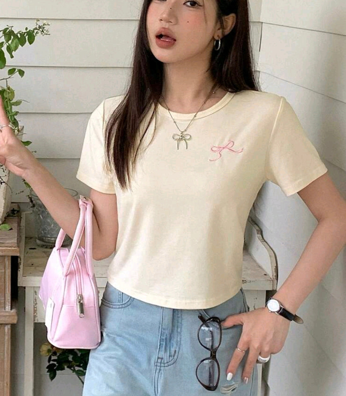 Camiseta de verano casual de manga corta A25PZ05