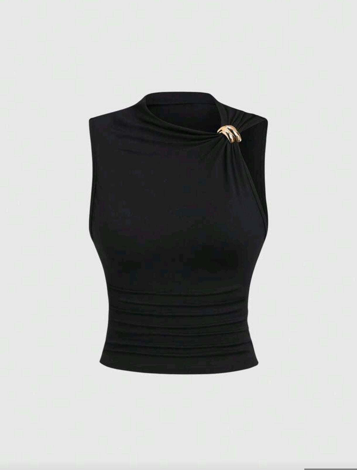 Blusa Ajustada con Volantes. S25UU01