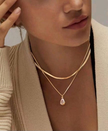 Alma de cristal collar con dije F25MY09